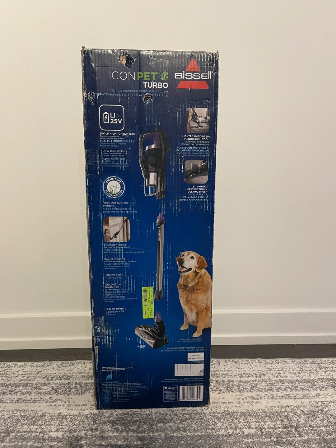 Bissell ICONPET Turbo Cordless Vacuum - New - photo 3
