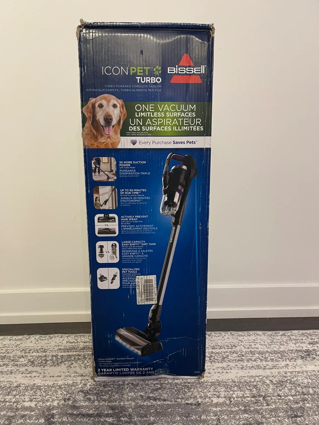 Bissell ICONPET Turbo Cordless Vacuum - New thumbnail