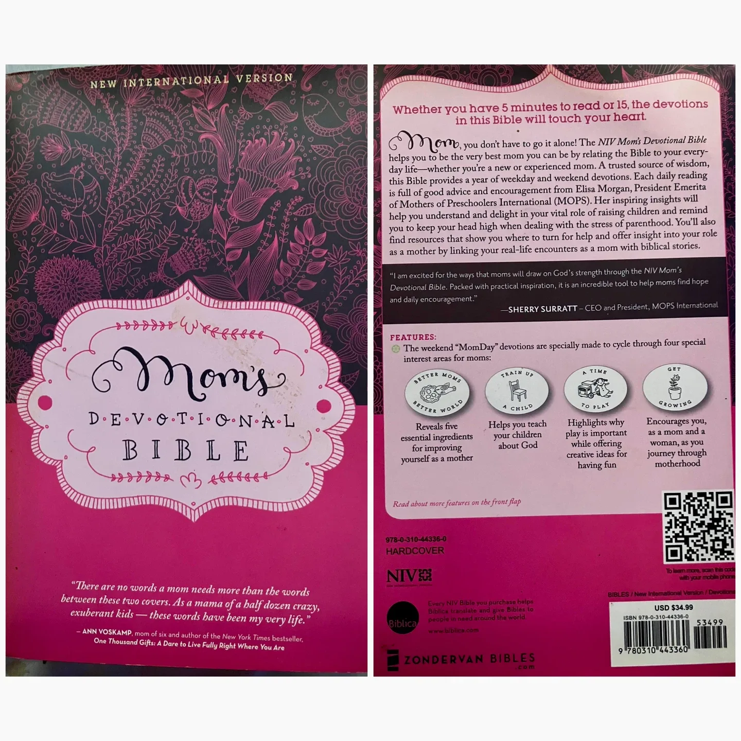 (Book) Mom's Devotional Bible - NIV thumbnail