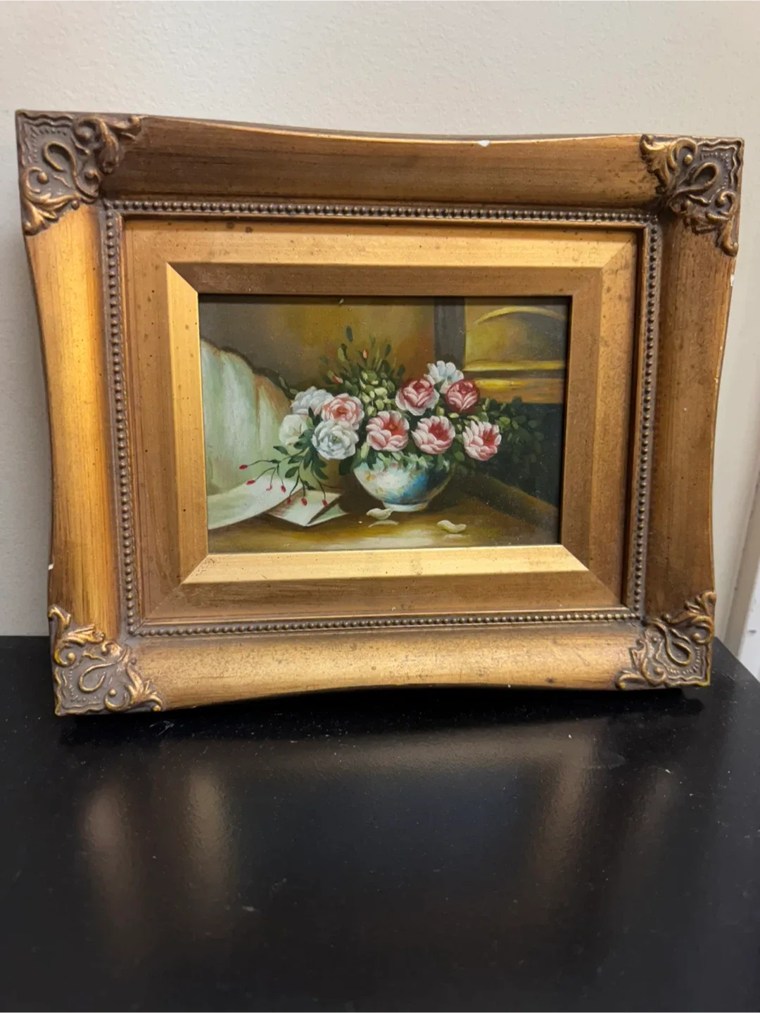 Vintage Floral Oil Painting image indicator(2)