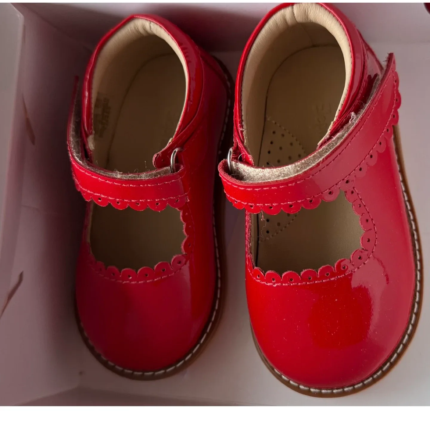 Elephantito Red Mary Jane Shoes size 5 image indicator(4)