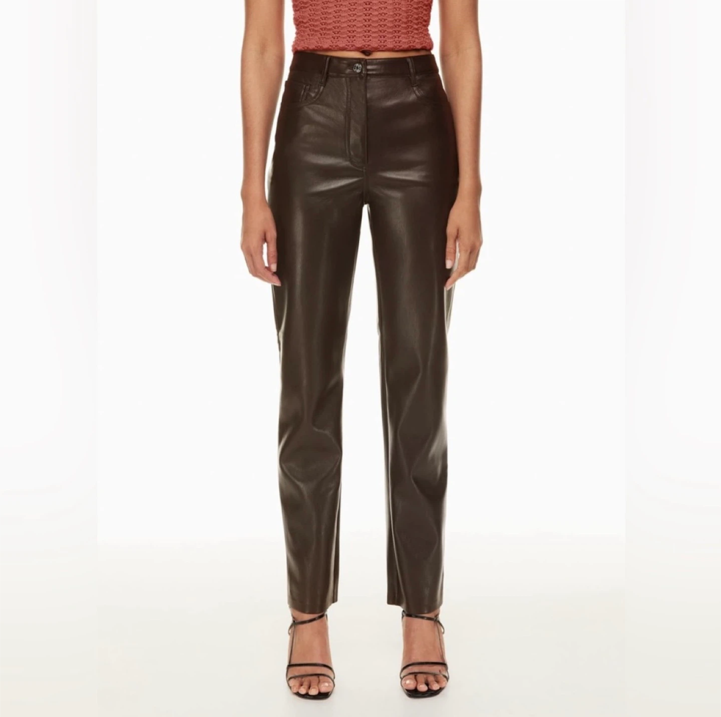 Aritzia Wilfred The Melina Pants in Rich Mocha Brown 🤎
