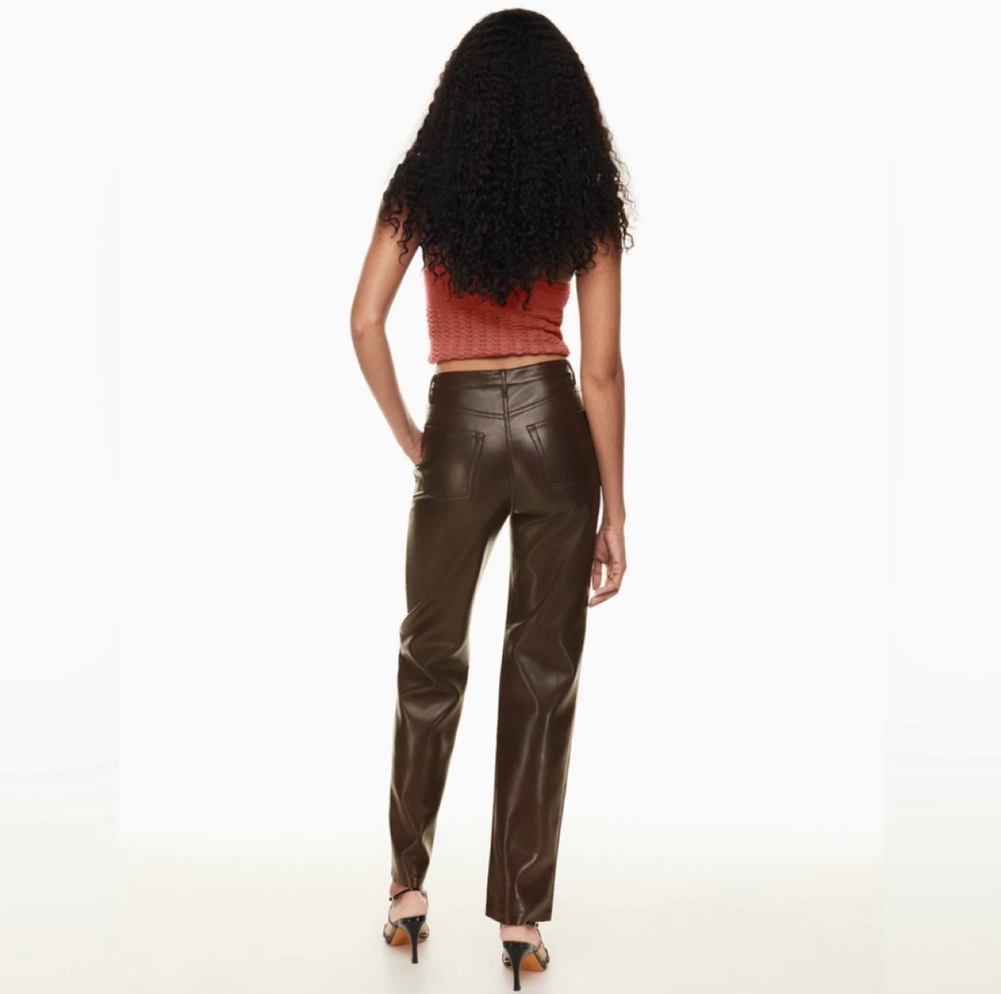 Aritzia Wilfred The Melina Pants in Rich Mocha Brown 🤎 - photo 4