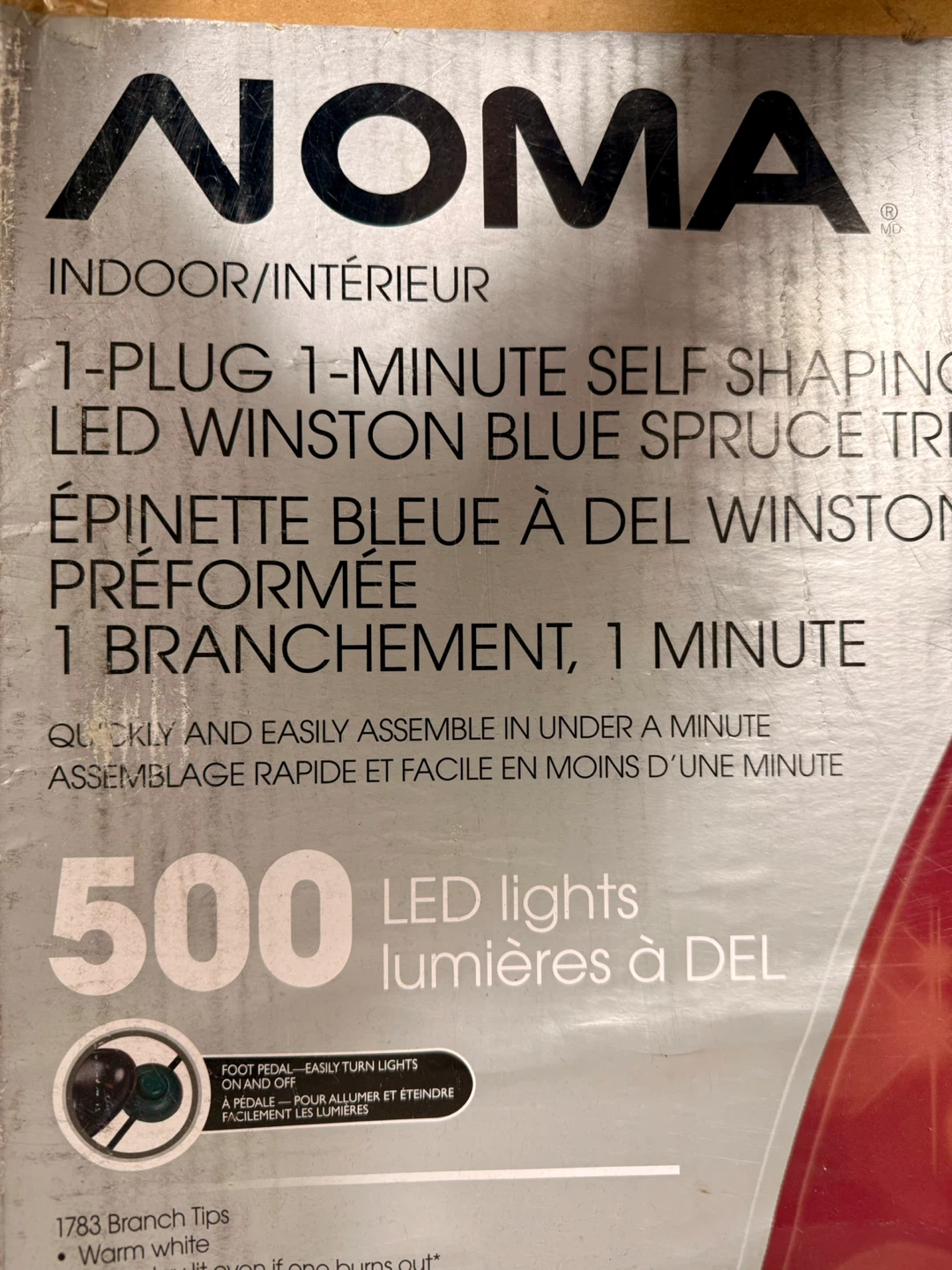 NOMA 7 1/2' LED Winston Blue Spruce Tree - photo 2
