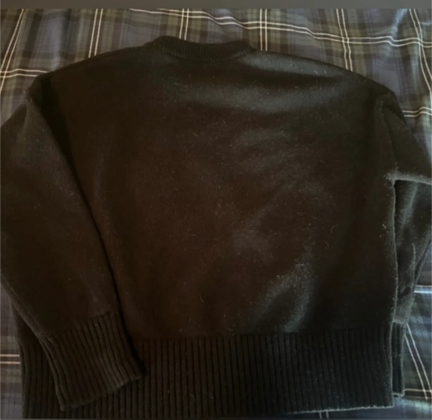 Ami Paris Black Sweater with Red Heart Logo image indicator(5)