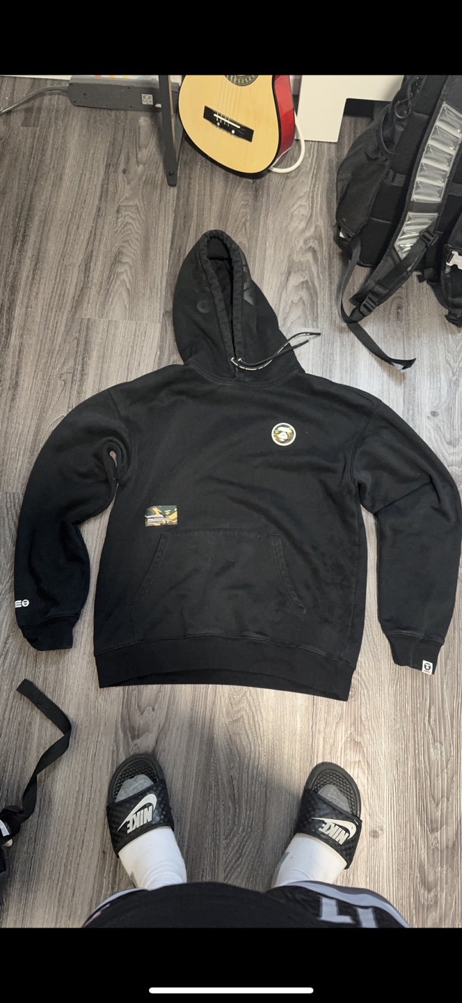 A Bathing Ape (BAPE) Black Hoodie