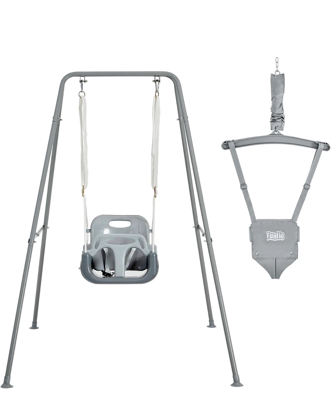 New Funlio 2-in-1 Swing Set & Baby Jumper