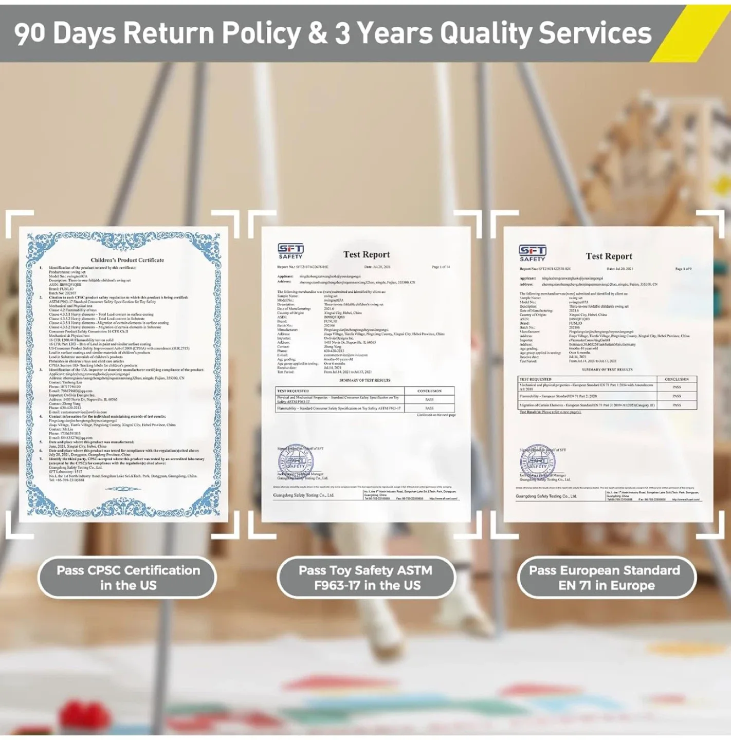 New Funlio 2-in-1 Swing Set & Baby Jumper image indicator(6)