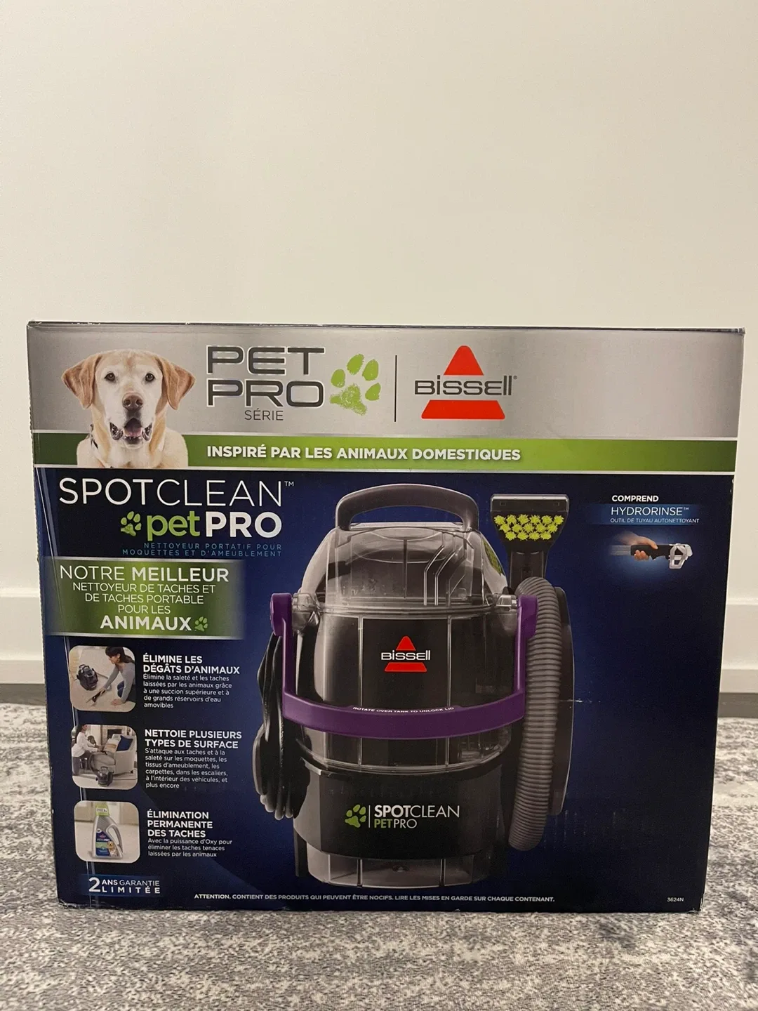 Bissell SpotClean Pet Pro Portable Carpet & Upholstery Cleaner image indicator(2)
