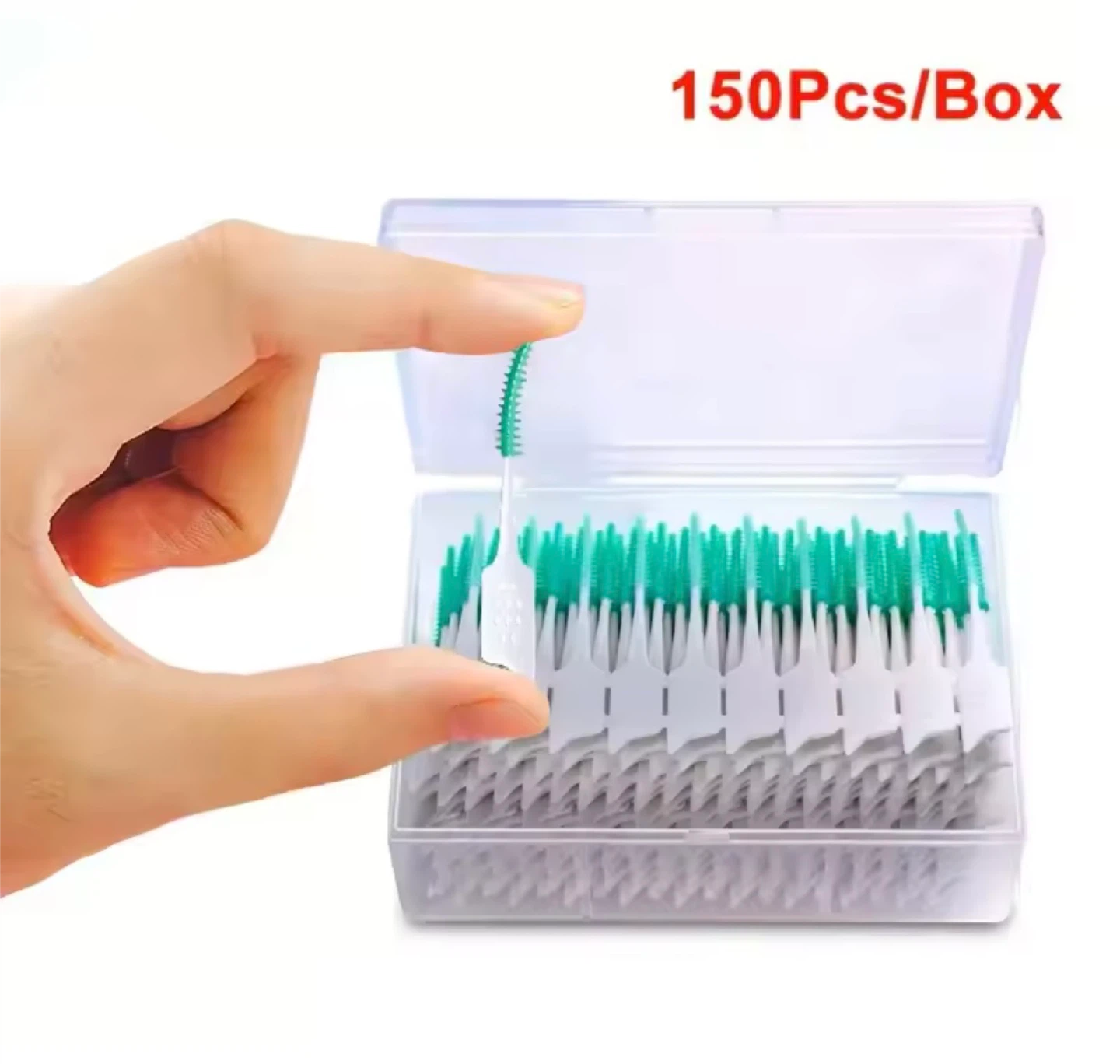 150 Pcs Interdental Brushes - Green