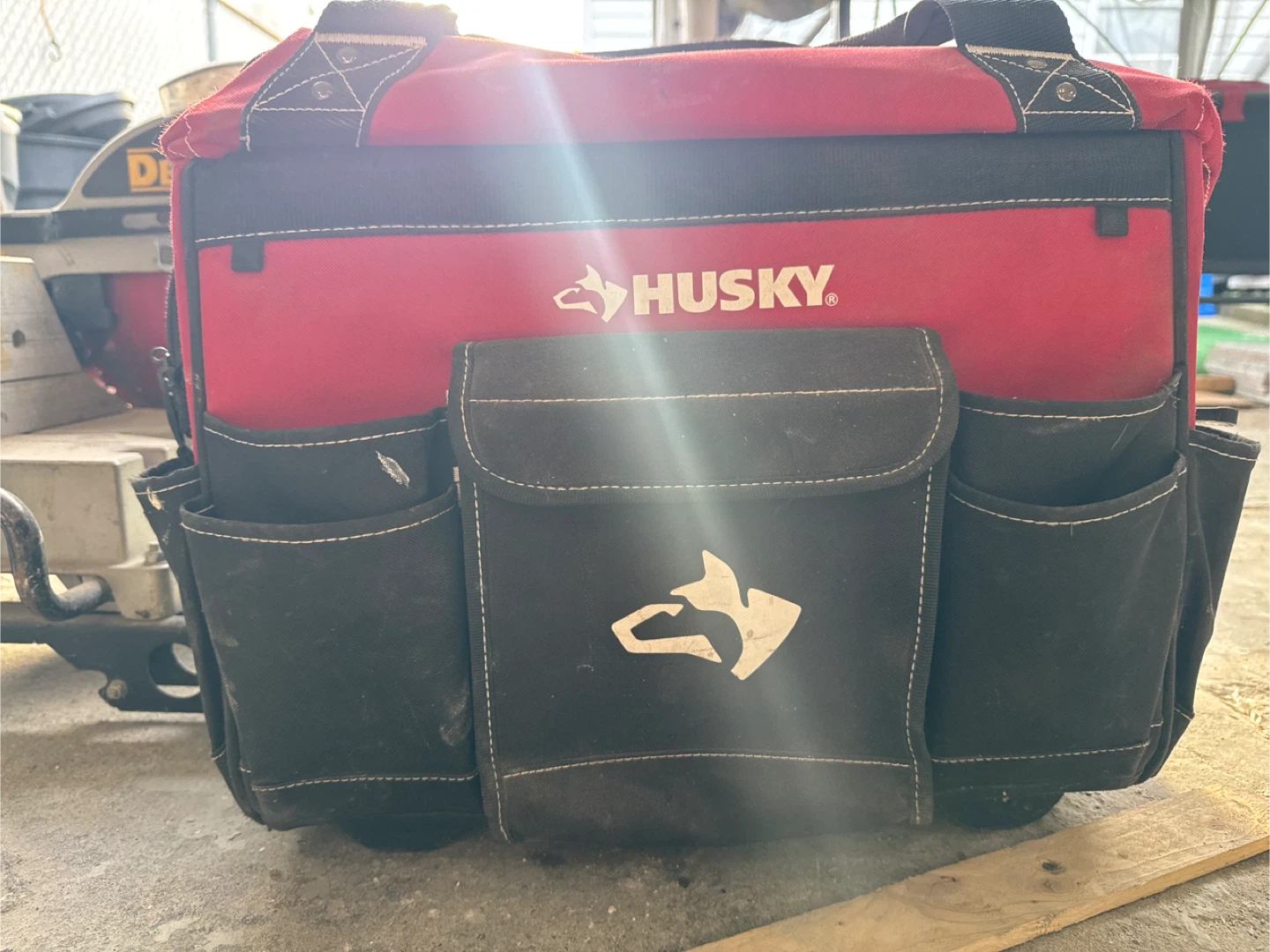 Husky Rolling Tool Tote Bag