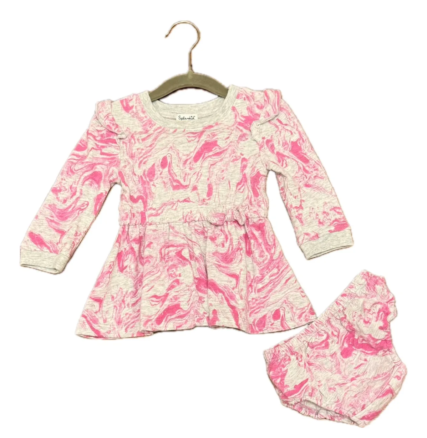 Splendid Baby Outfit - Pink & Gray image indicator(2)