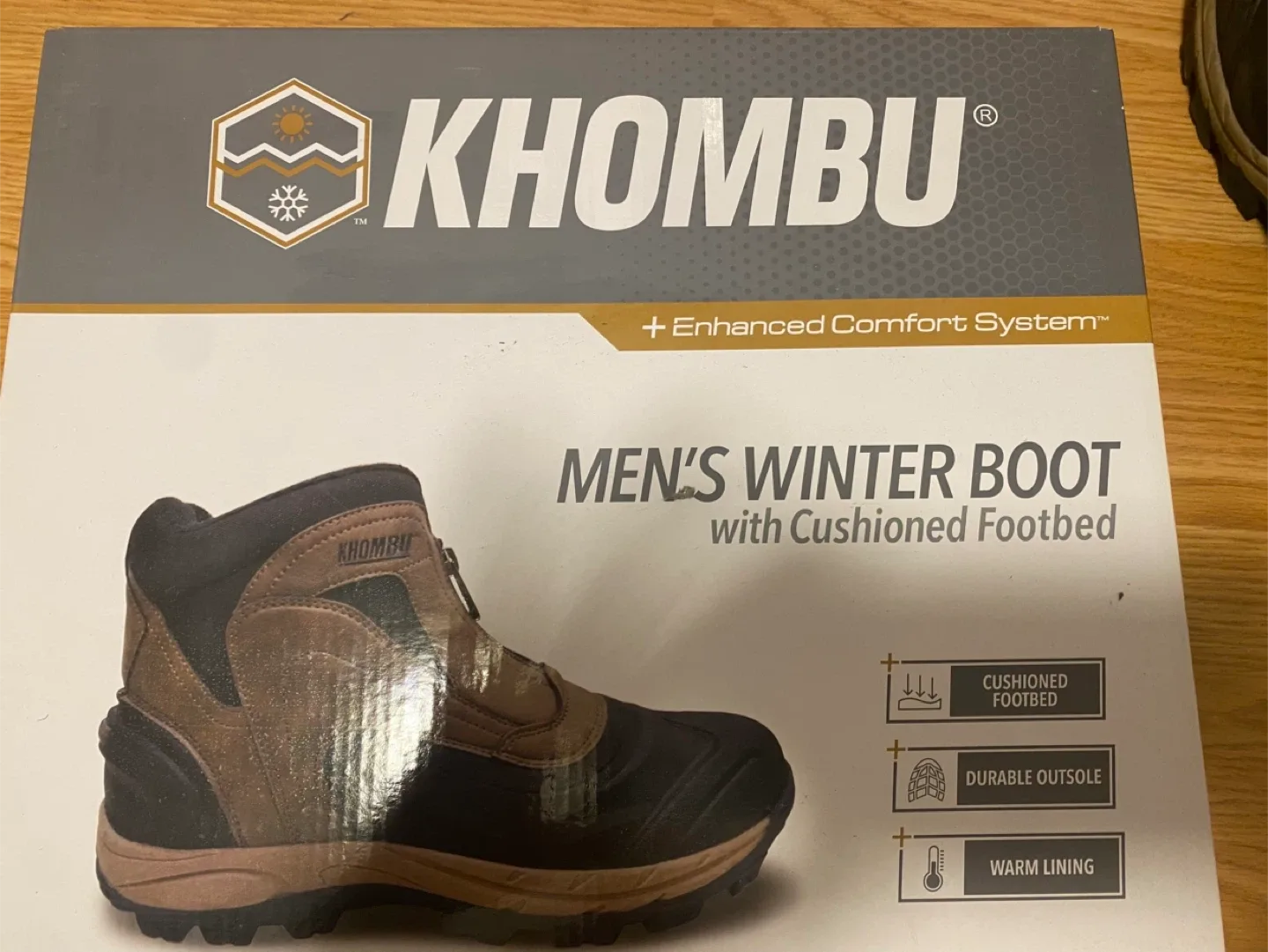 Khombu Cliff Men's Winter Boots, Size 9 thumbnail
