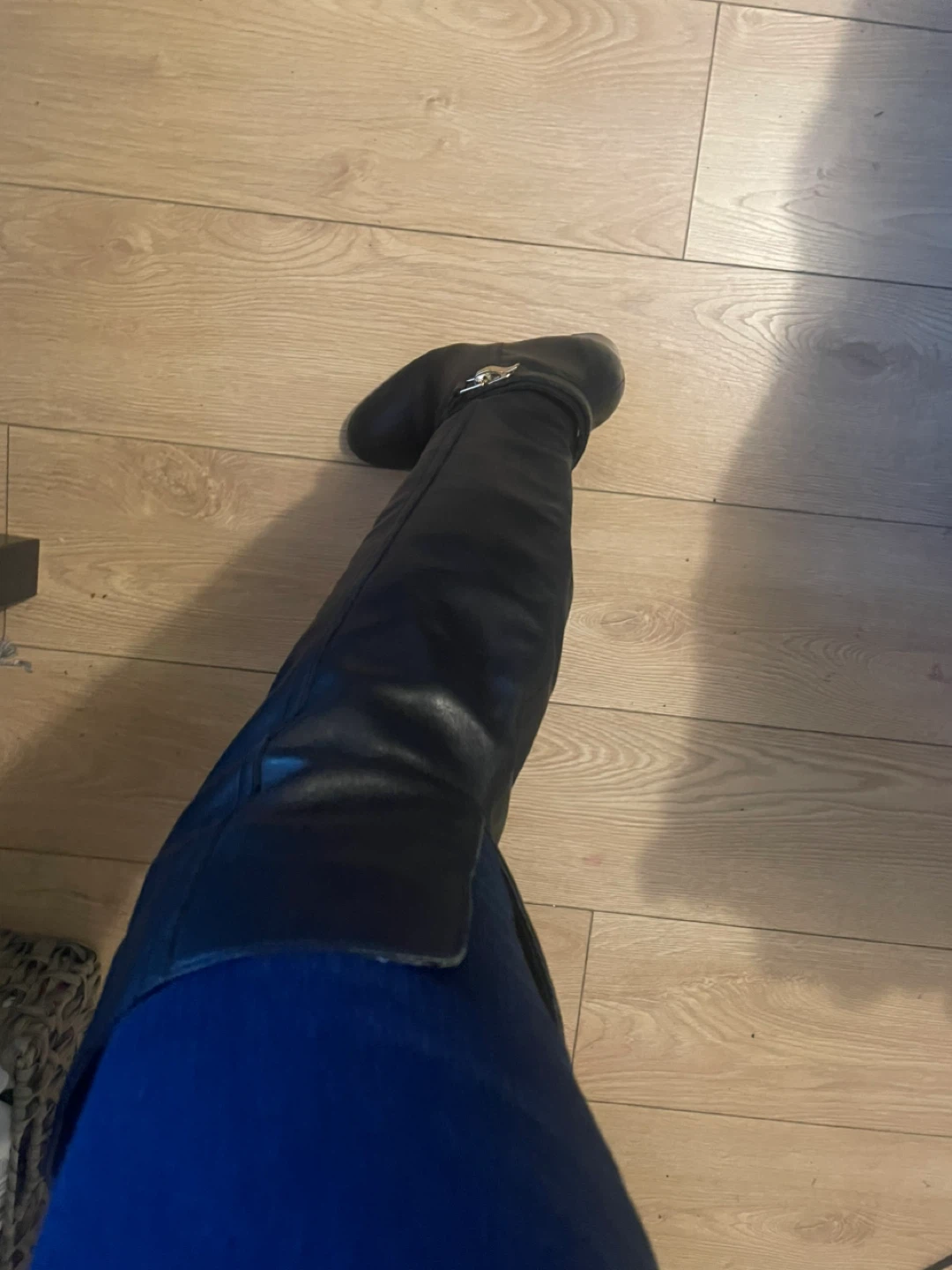 Sam Edelman Black Leather Knee High Boots - photo 4