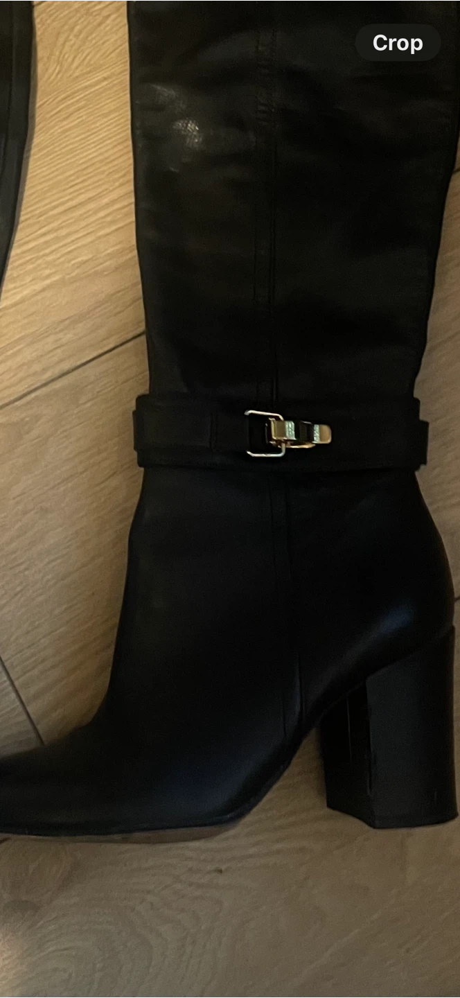 Sam Edelman Black Leather Knee High Boots - photo 2