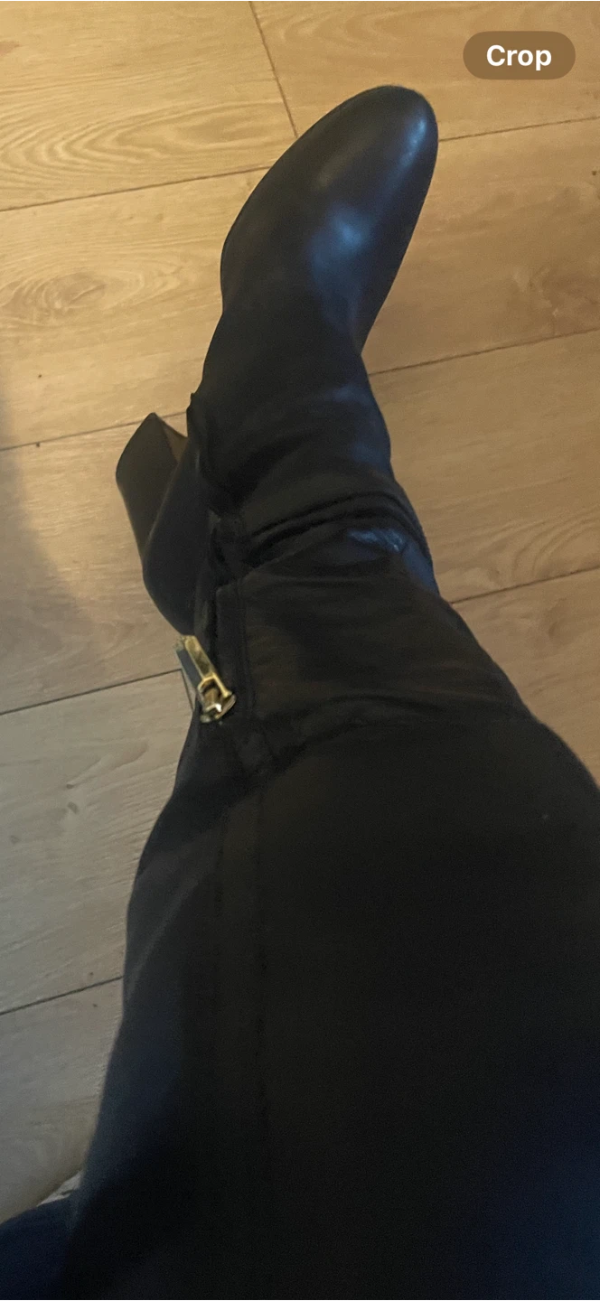 Sam Edelman Black Leather Knee High Boots - photo 5