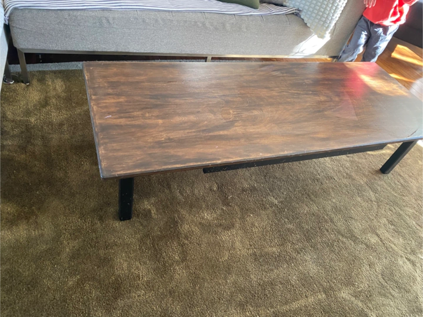 Wooden Coffee Table - Brown - photo 2