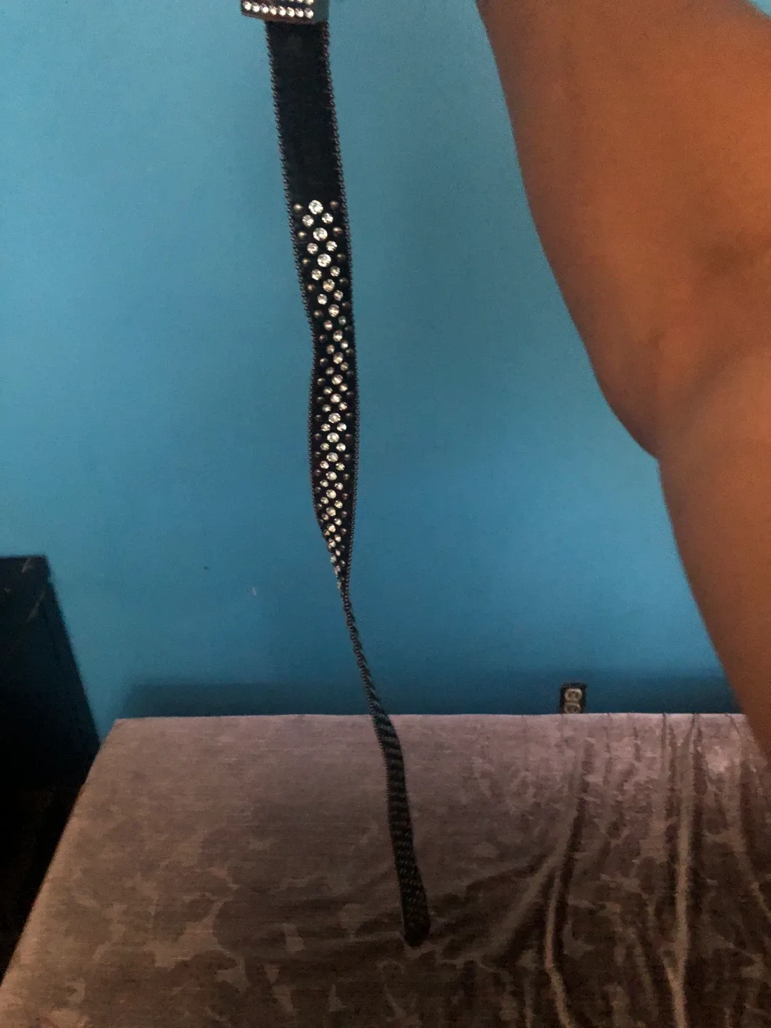 Black Rhinestone Belt image indicator(2)