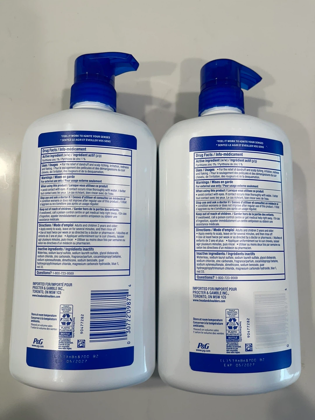 Head & Shoulders Classic Clean Shampoo, 950ml x 2 - photo 2