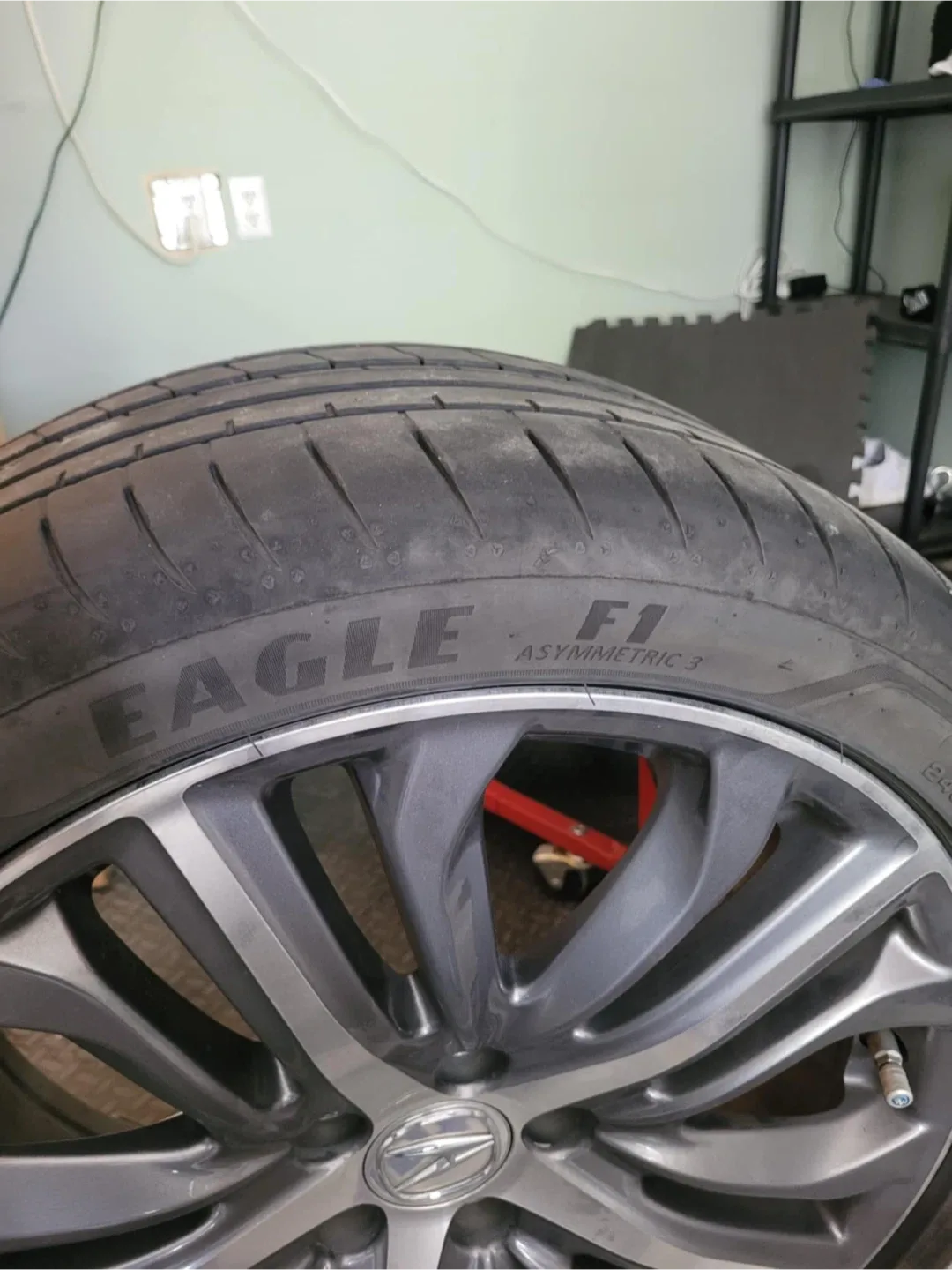 Acura 19" Wheel with Summer tire Goodyear Eagle F1 Tire image indicator(3)