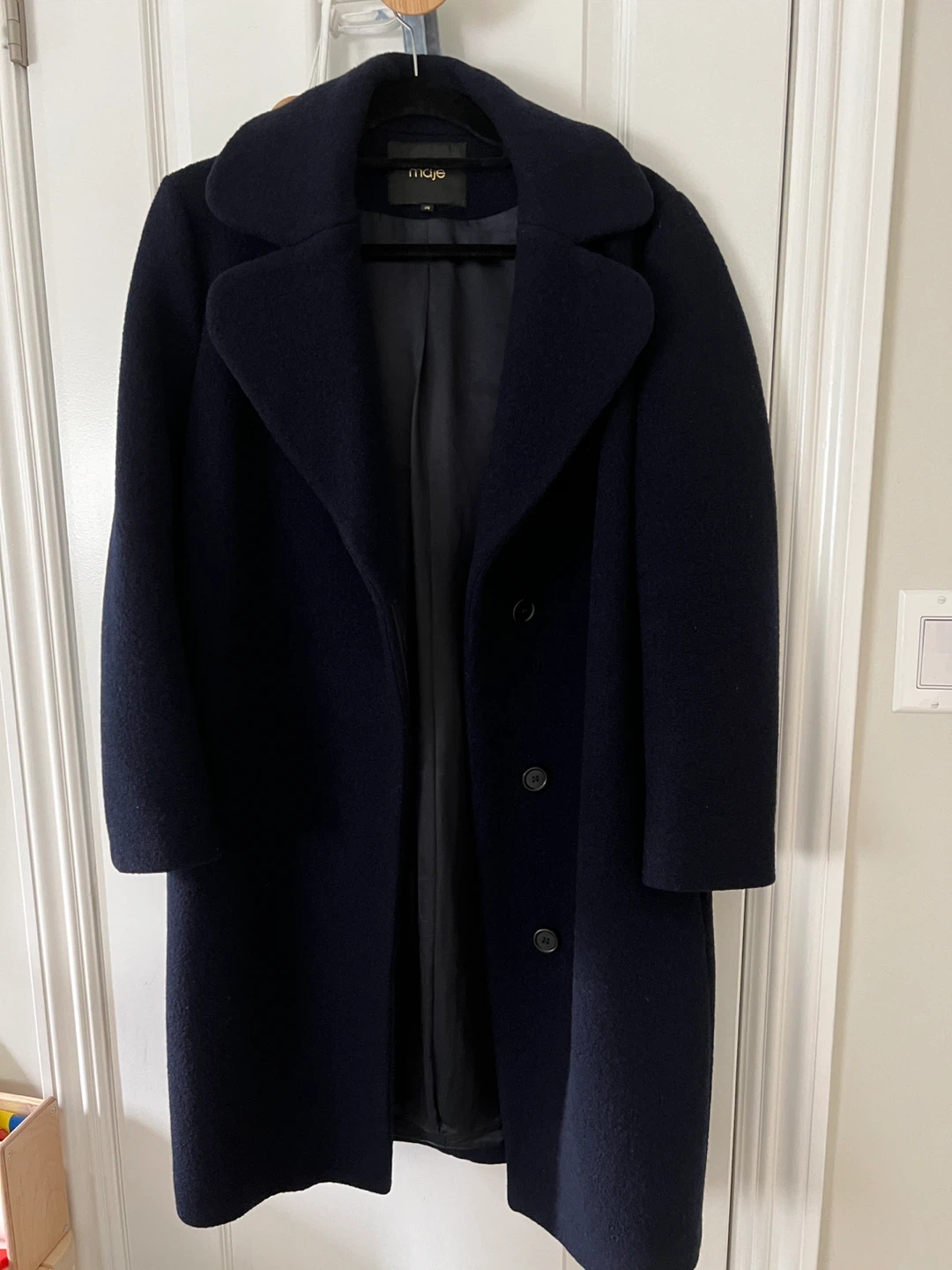 Maje Navy Coat
