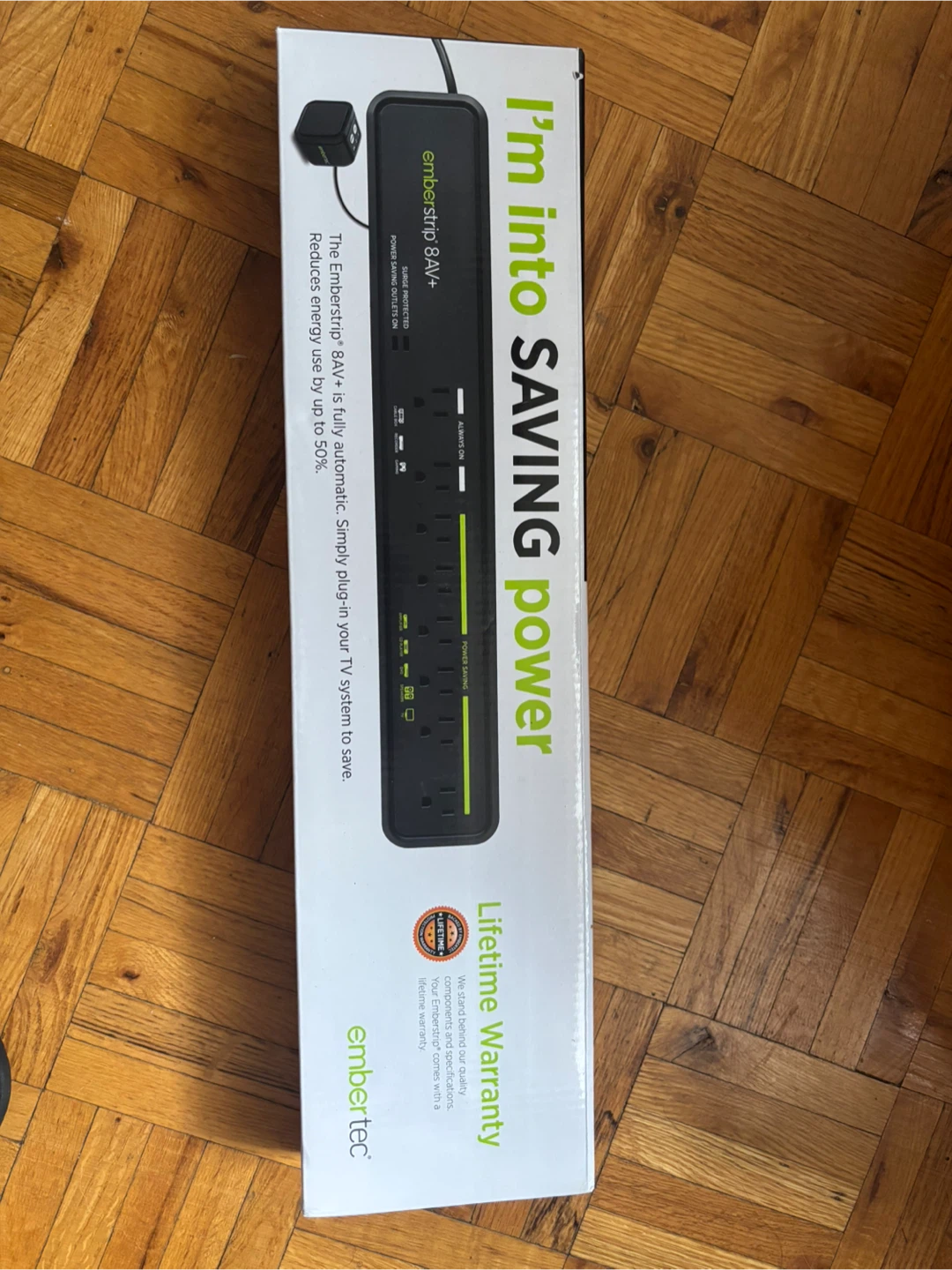 Embertec Emberstrip 8AV+ Power Saving Bar