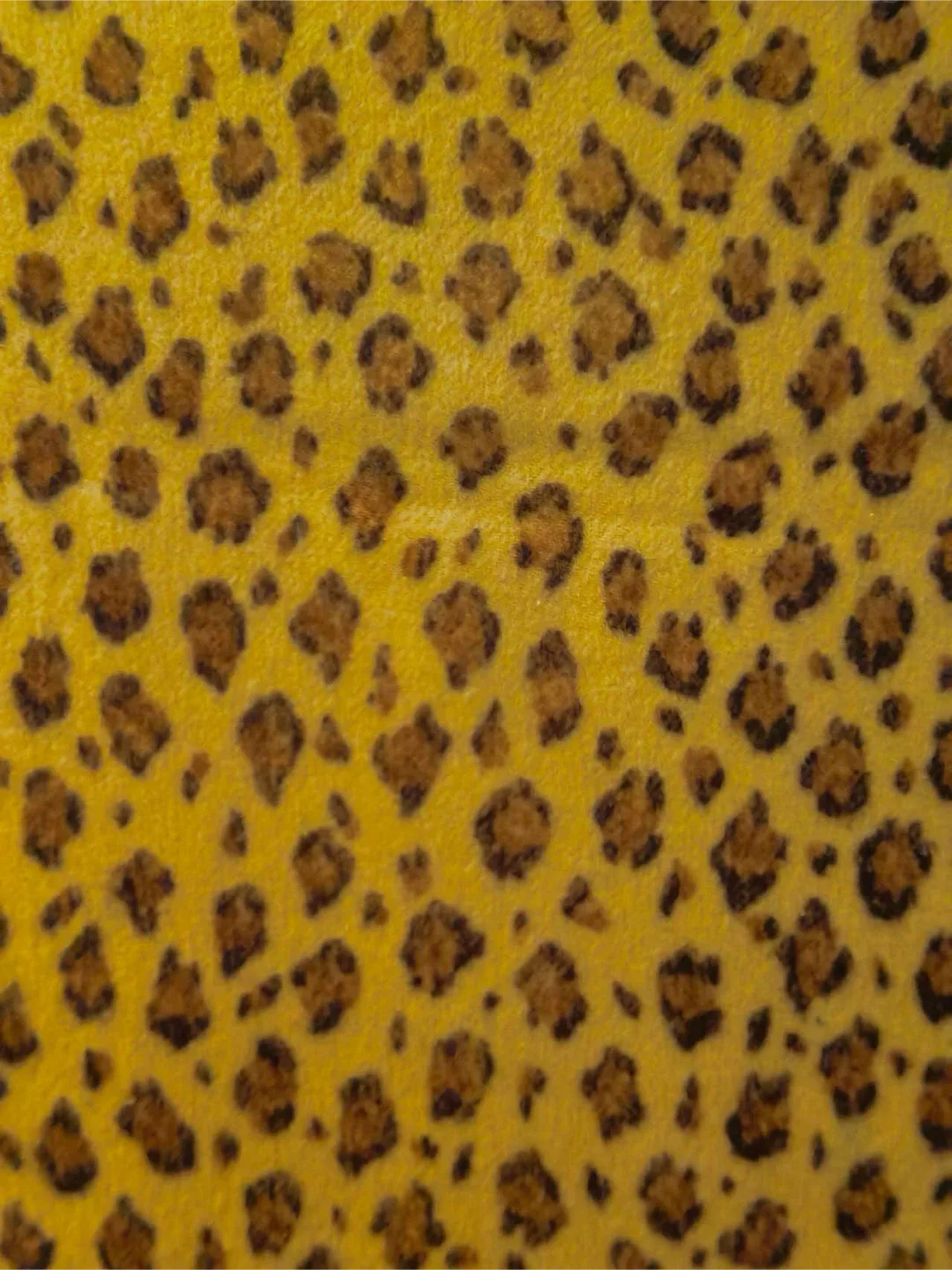 Yellow Leopard Print Scarf image indicator(3)