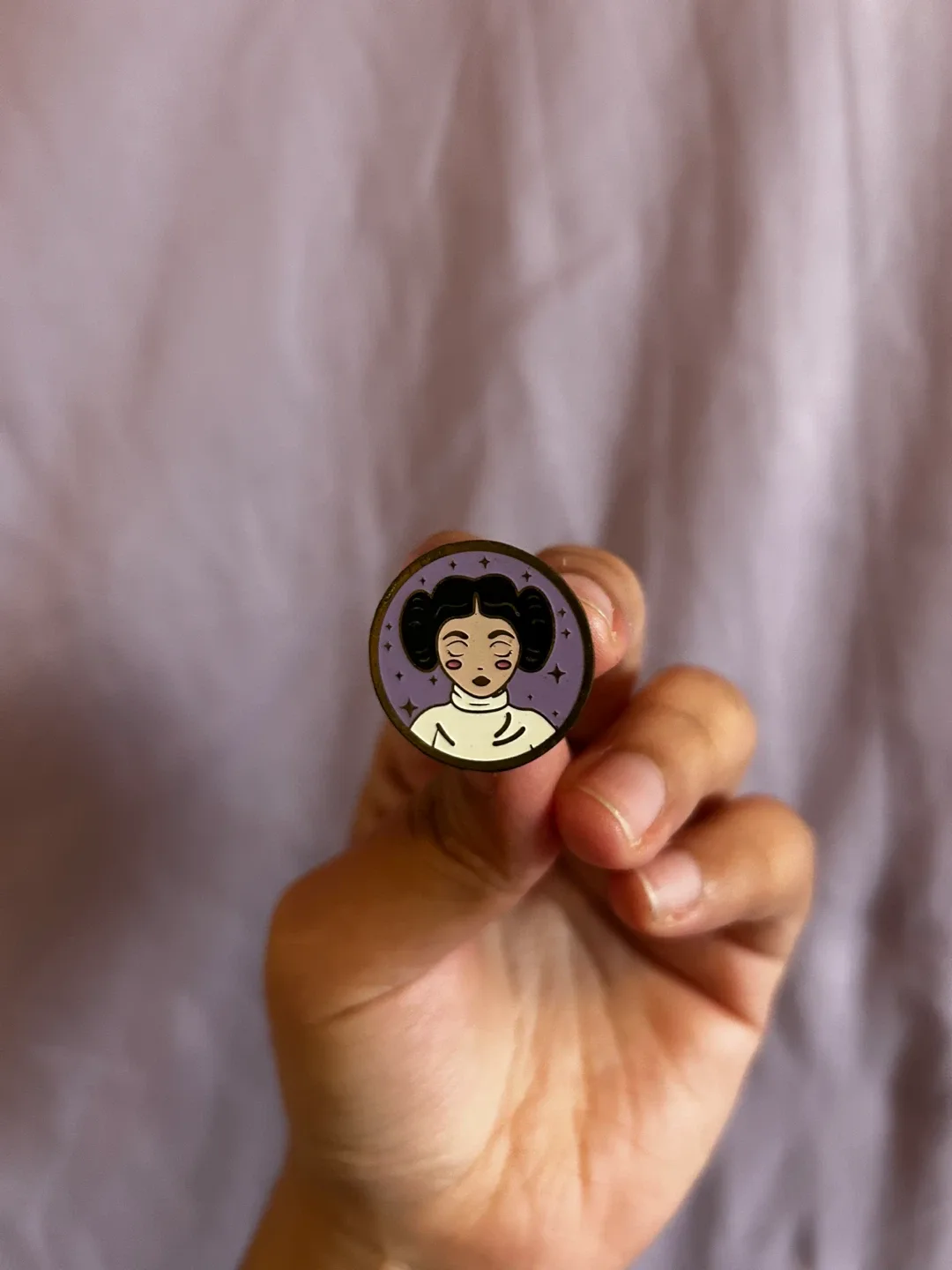 Princess Leia Star Wars Enamel Pin thumbnail