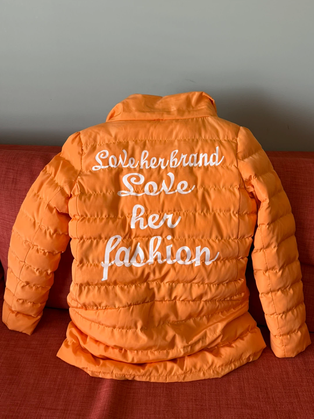 Love Her Brand Orange Puffer Jacket - photo 2
