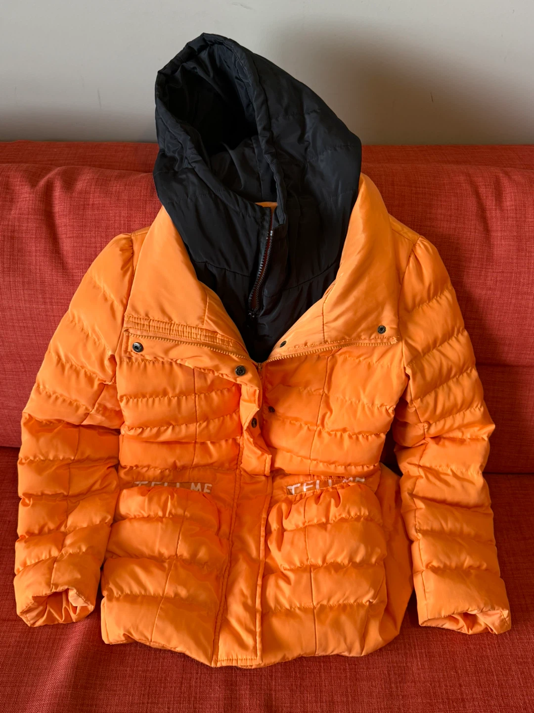 Love Her Brand Orange Puffer Jacket - photo 3