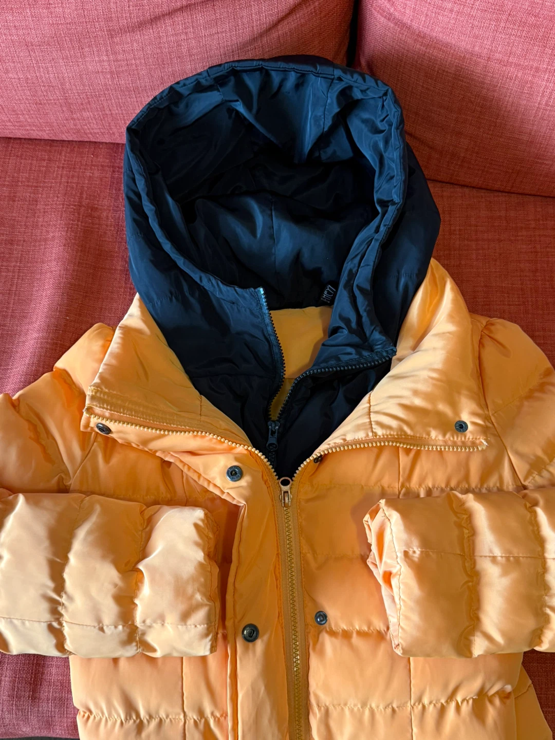 Love Her Brand Orange Puffer Jacket - photo 4