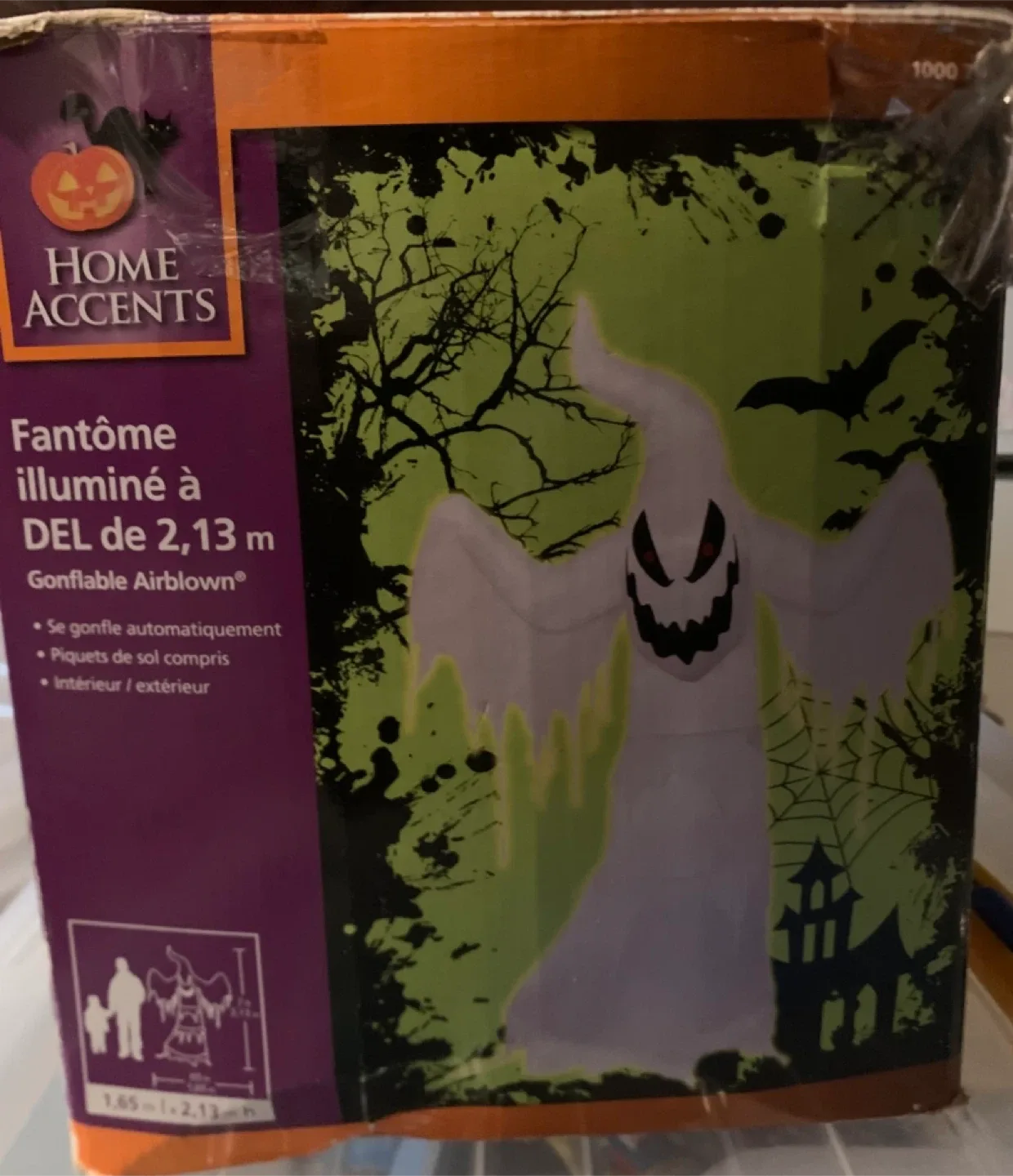 Home Accents 7ft LED Lighted Ghost image indicator(2)