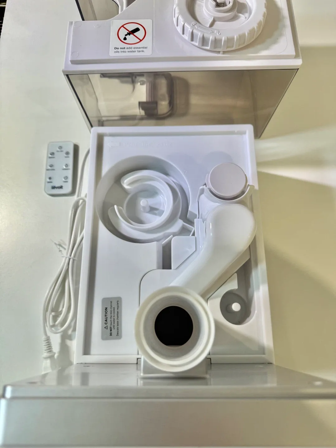 Levoit Hybrid Ultrasonic Humidifier LV600 White image indicator(4)