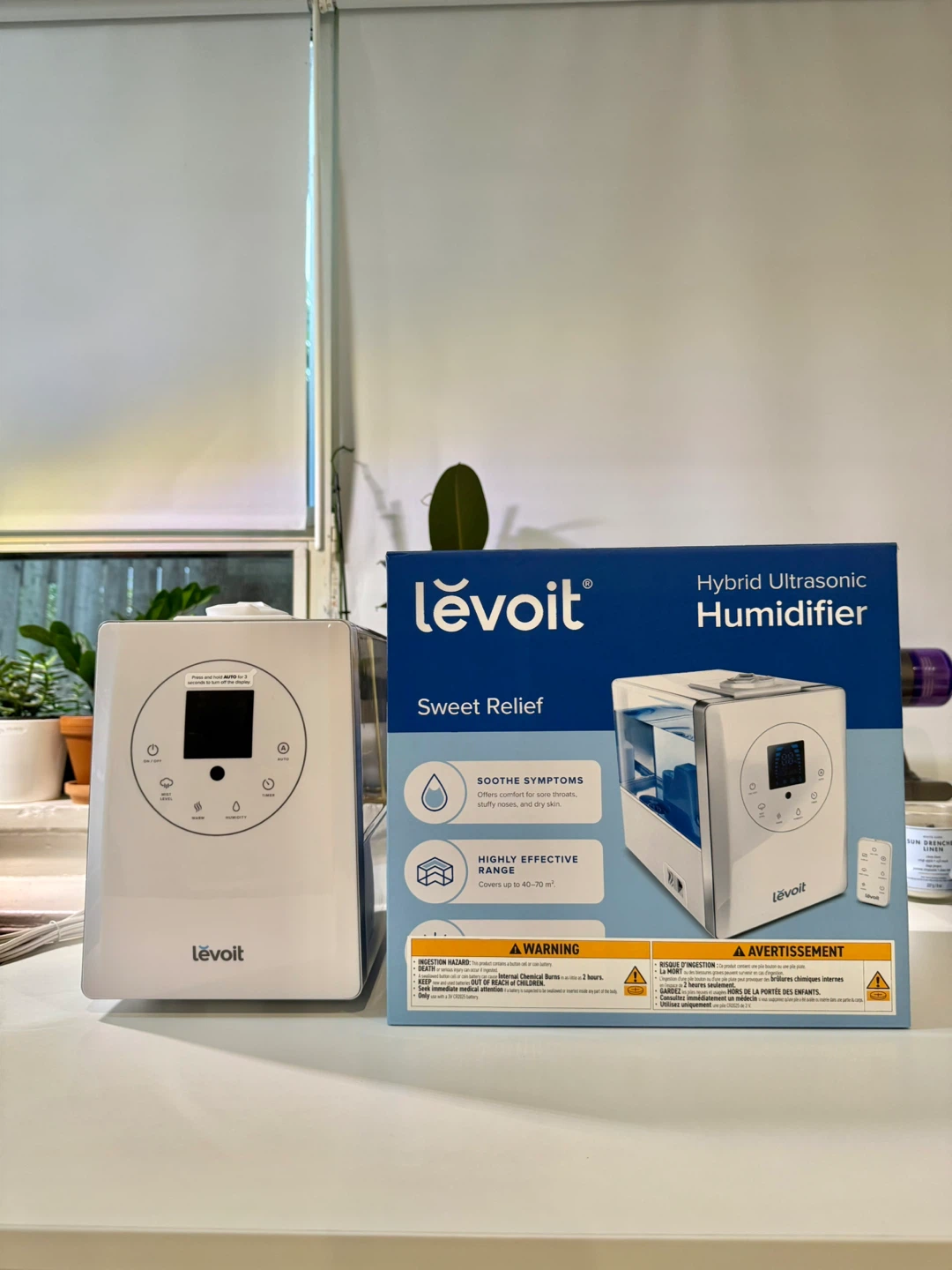 Levoit Hybrid Ultrasonic Humidifier LV600 White