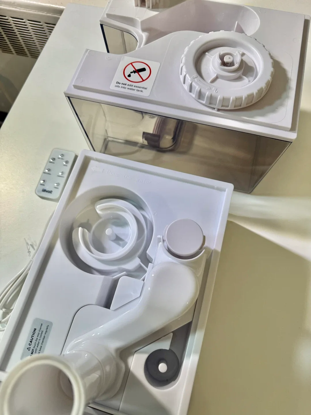 Levoit Hybrid Ultrasonic Humidifier LV600 White image indicator(3)