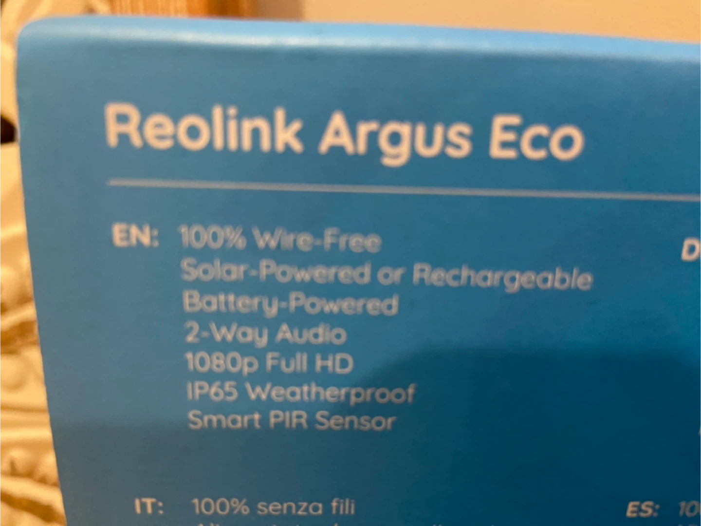 New Reolink Argus Eco Wifi Outdoor Security Camera Wireless - photo 2