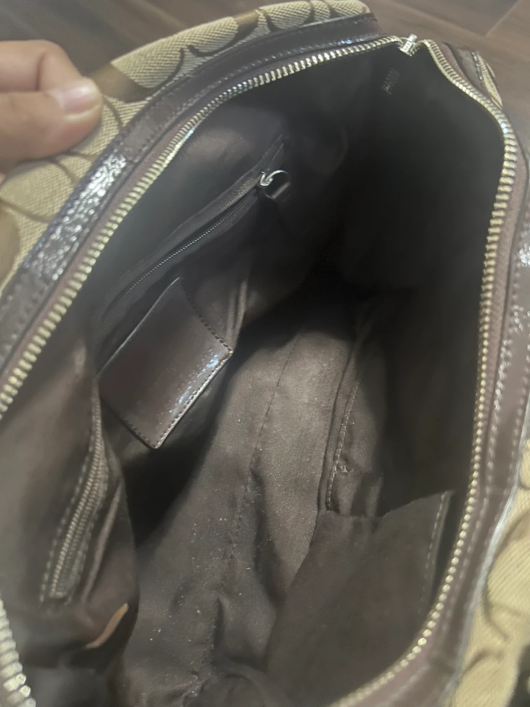 Coach Signature Brown Satchel Bag - photo 4