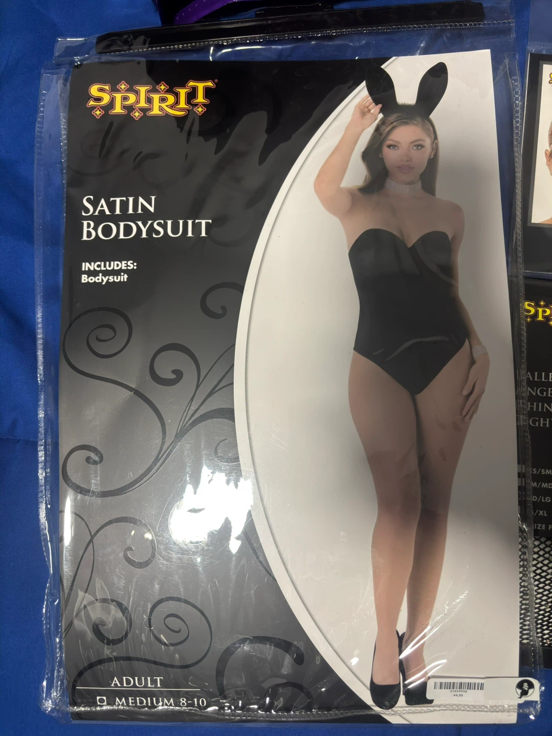 Spirit Halloween Adult Satin Bodysuit - Medium - photo 2