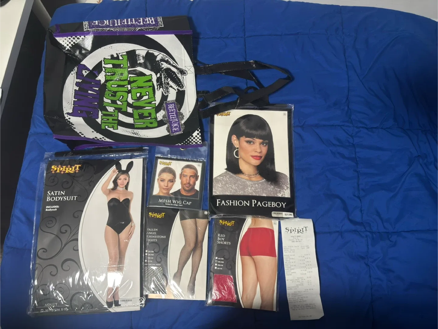 Spirit Halloween Adult Satin Bodysuit - Medium thumbnail