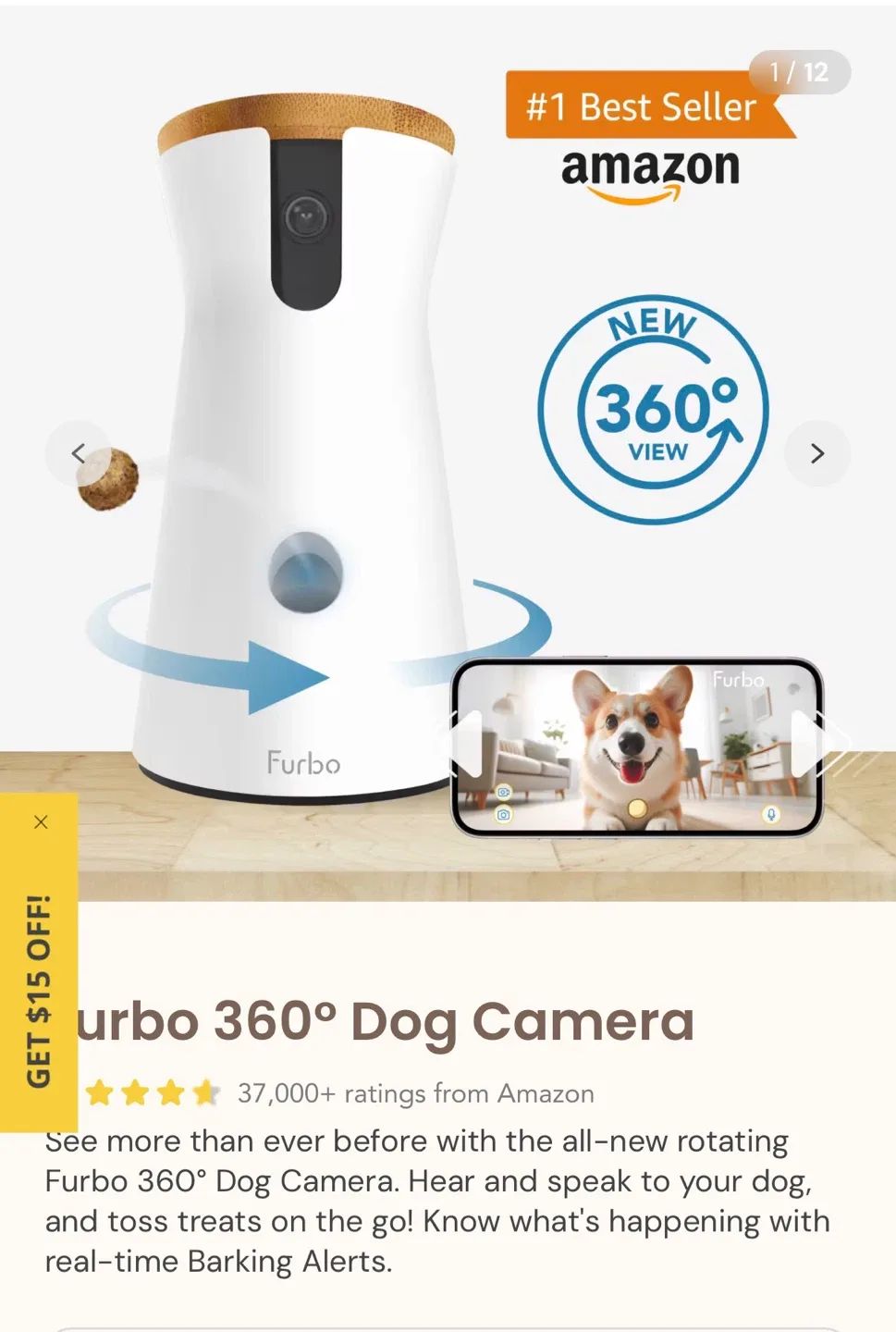 Furbo 360° Dog Camera image indicator(2)