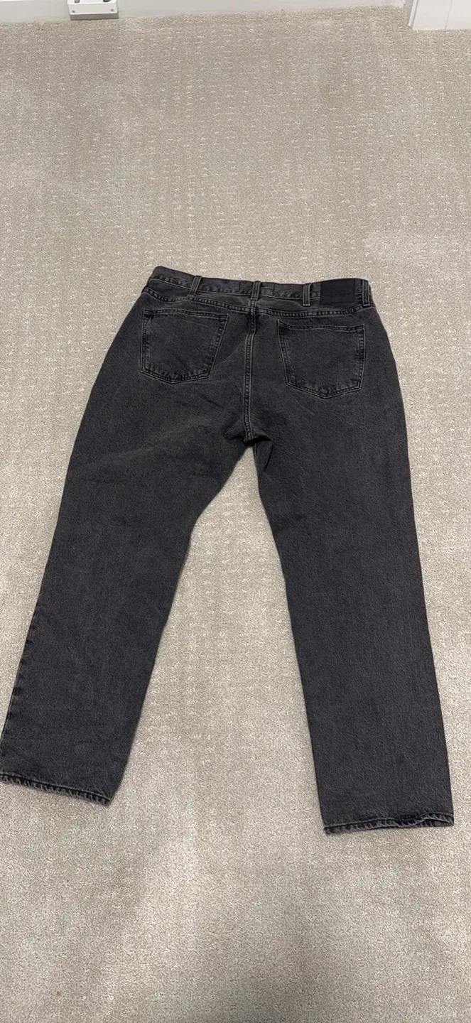 Abercrombie & Fitch Authentic Rigid Denim Jeans 36x30 image indicator(2)