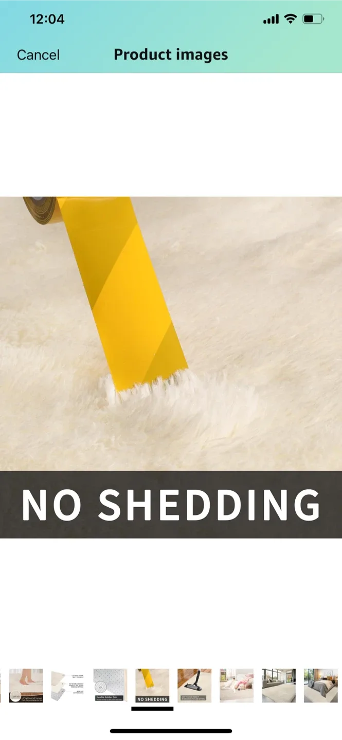 Area Rugs 9x12  Rug Shag Shaggy Carpet image indicator(6)