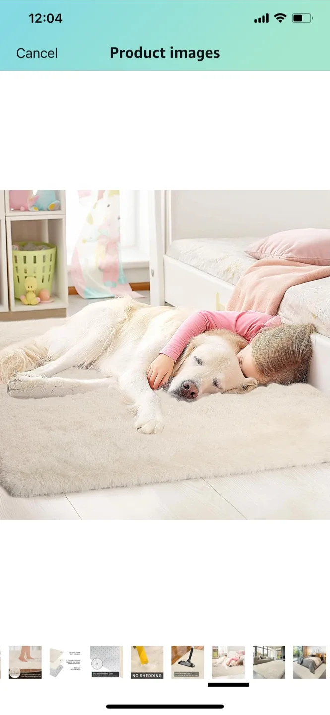 Area Rugs 9x12  Rug Shag Shaggy Carpet image indicator(4)