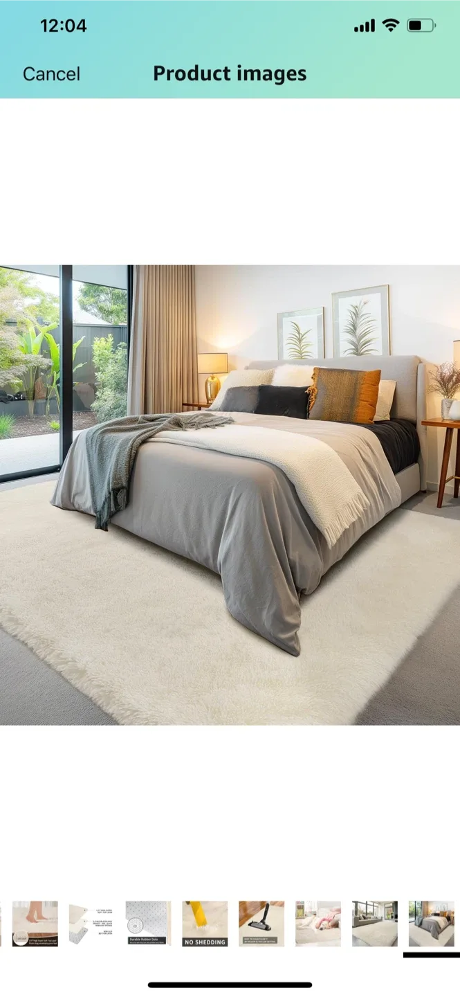 Area Rugs 9x12  Rug Shag Shaggy Carpet image indicator(3)