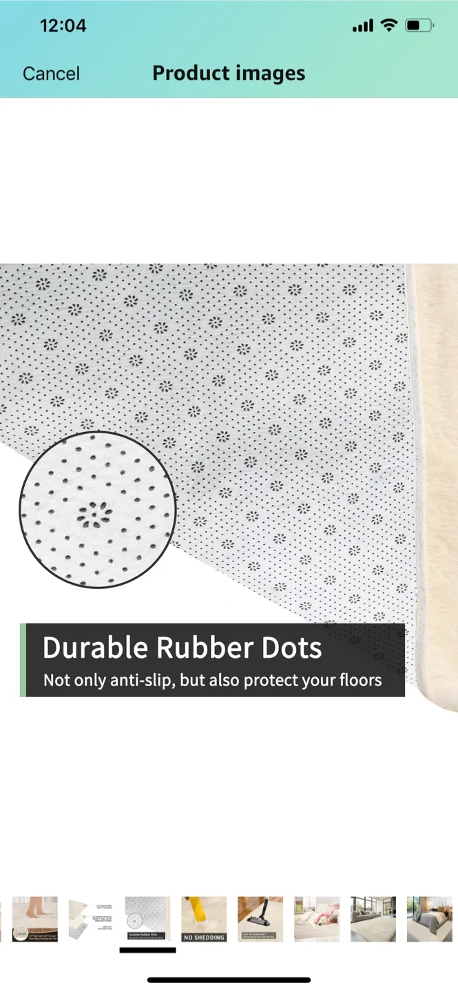 Area Rugs 9x12  Rug Shag Shaggy Carpet image indicator(10)