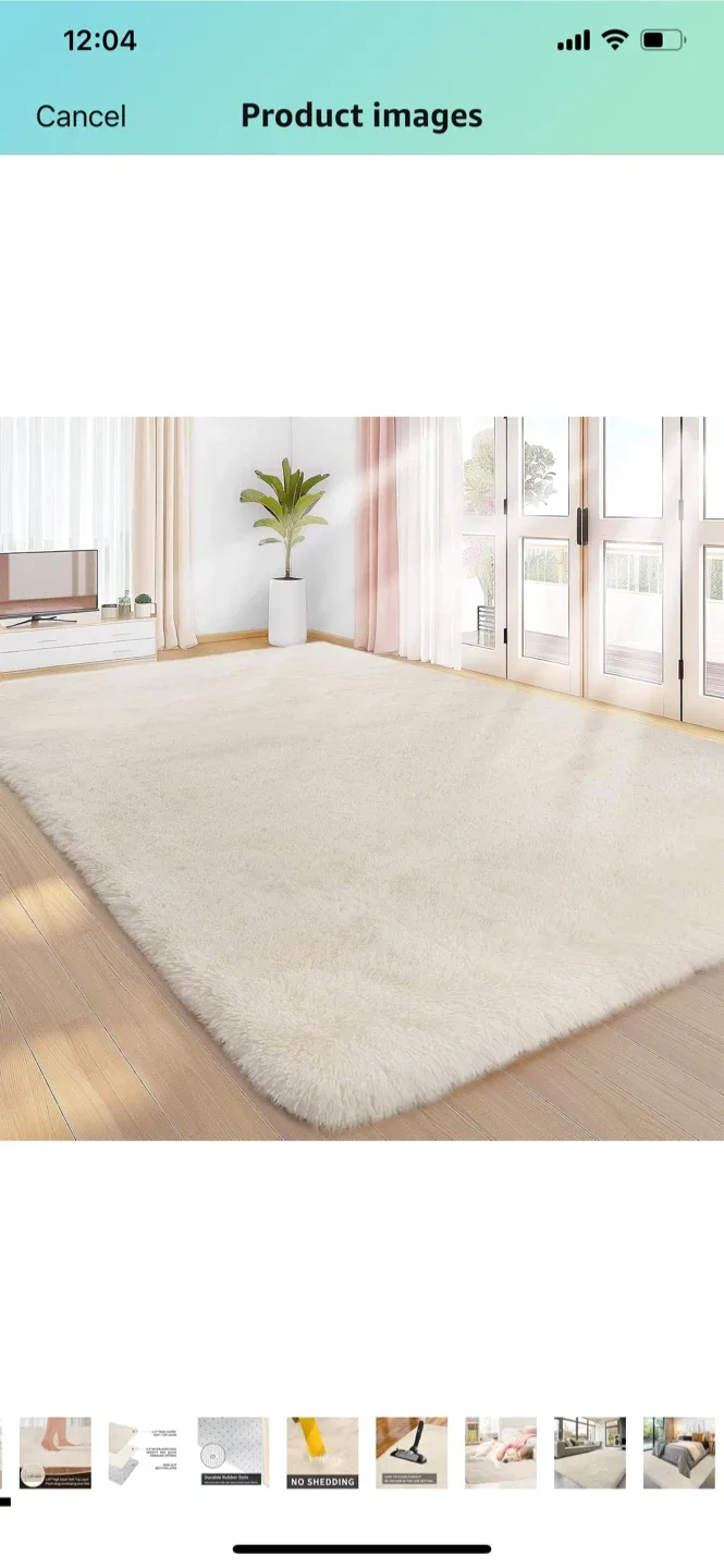Area Rugs 9x12  Rug Shag Shaggy Carpet image indicator(7)