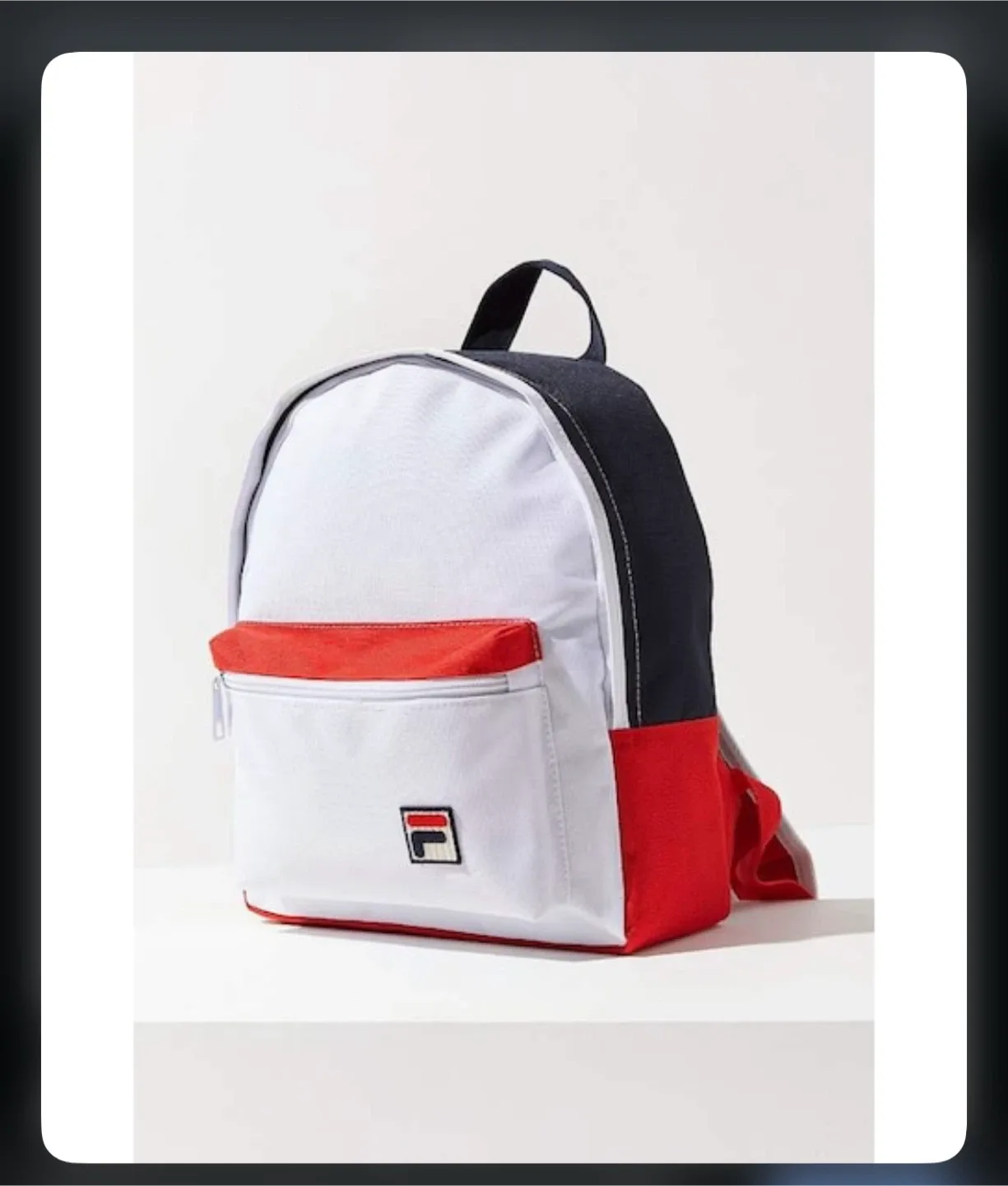 New Fila Mini Backpack White, Red & Blue image indicator(6)