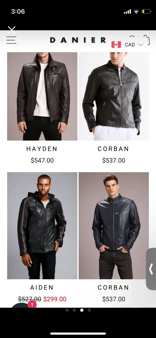 Preowned Danier leather jacket - men’s large image indicator(2)