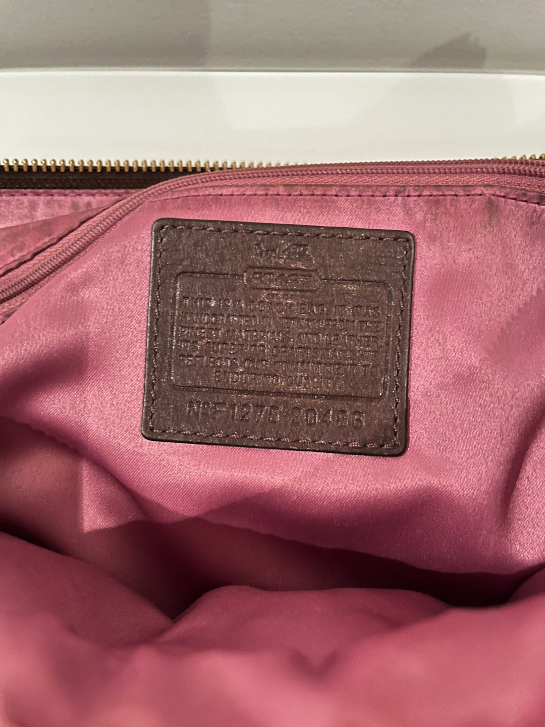 Coach Dark Brown Leather Tote Bag - photo 4