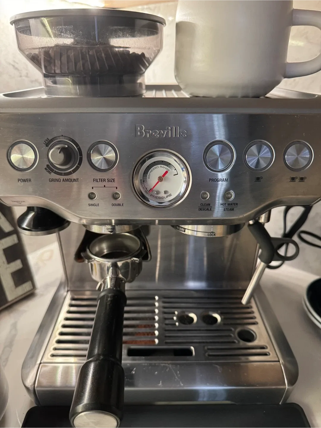 Breville Barista Express Espresso Machine image indicator(2)